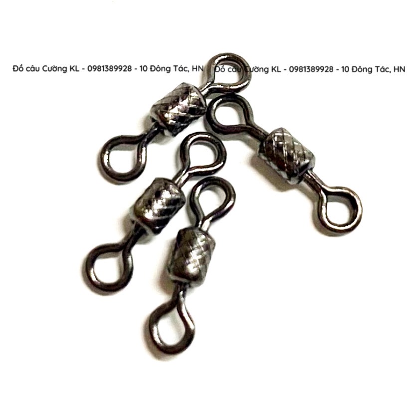 Set 10 chiếc khóa số 8 vân trám khoá câu cá