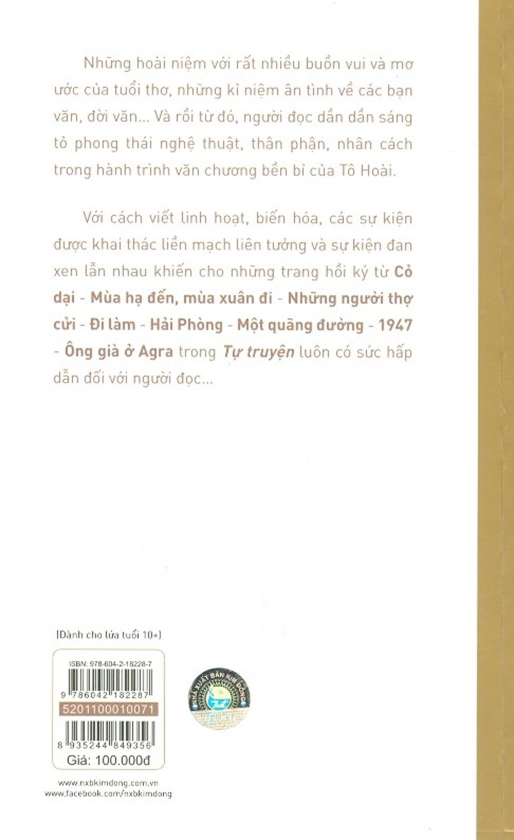 Tự Truyện - Tô Hoài