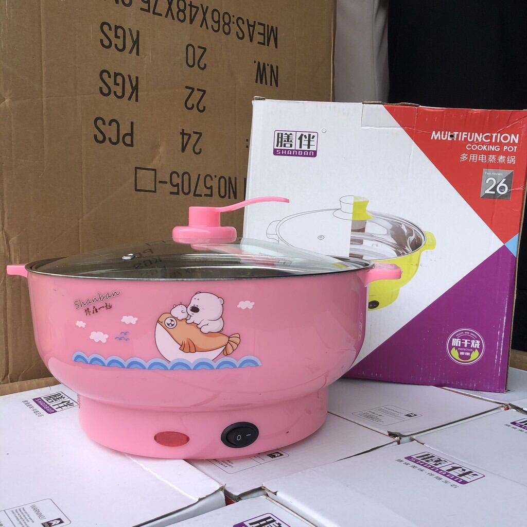 [Freeship ] Nồi Lẩu Điện Đa Năng Size Đại 28cm
