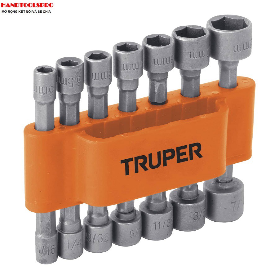 Bộ đầu vít bắn tôn có từ 5-12mmtruper 12844