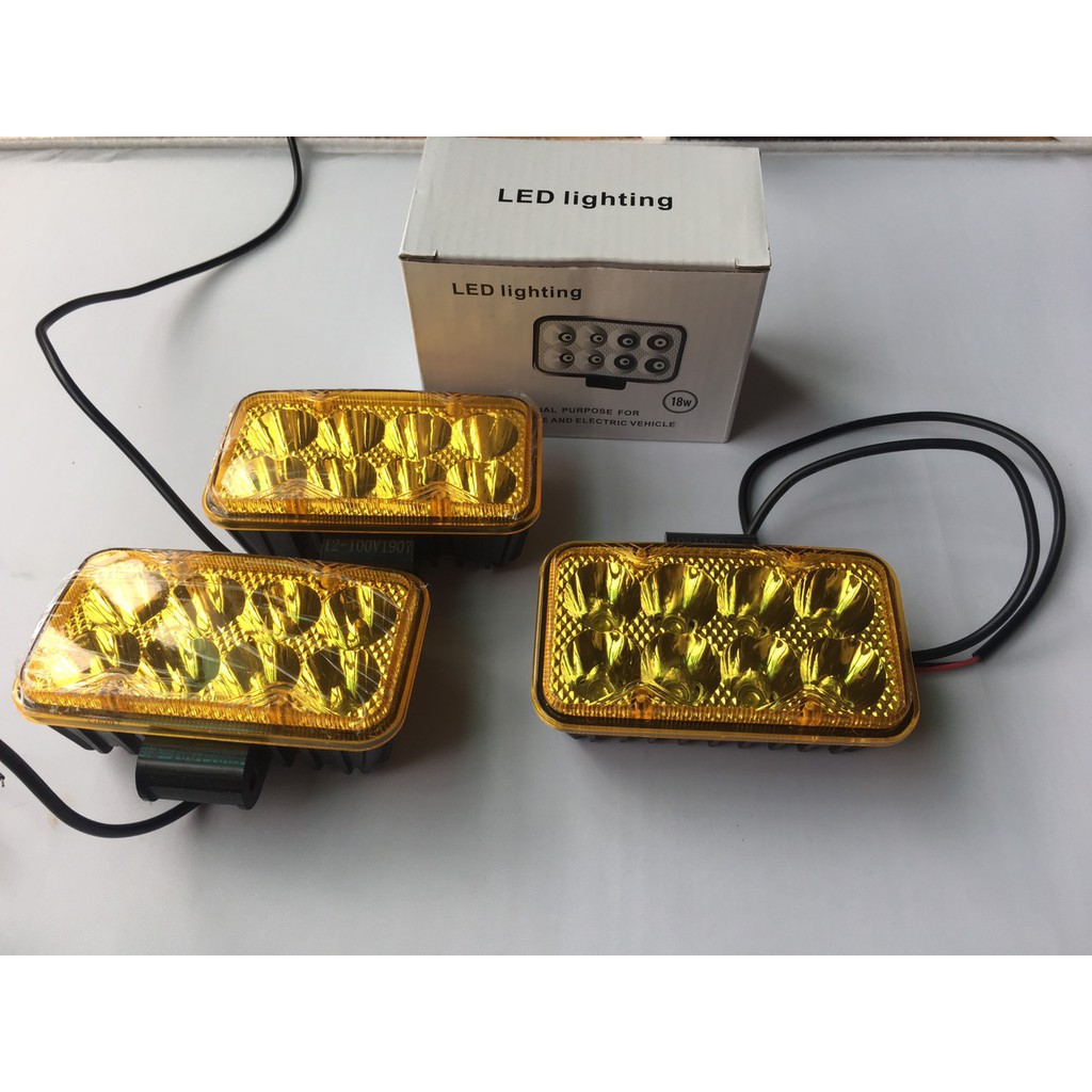 🌴 Đèn trợ sáng xe máy 8 mắt led lắp cho mọi loại xe 🌴
