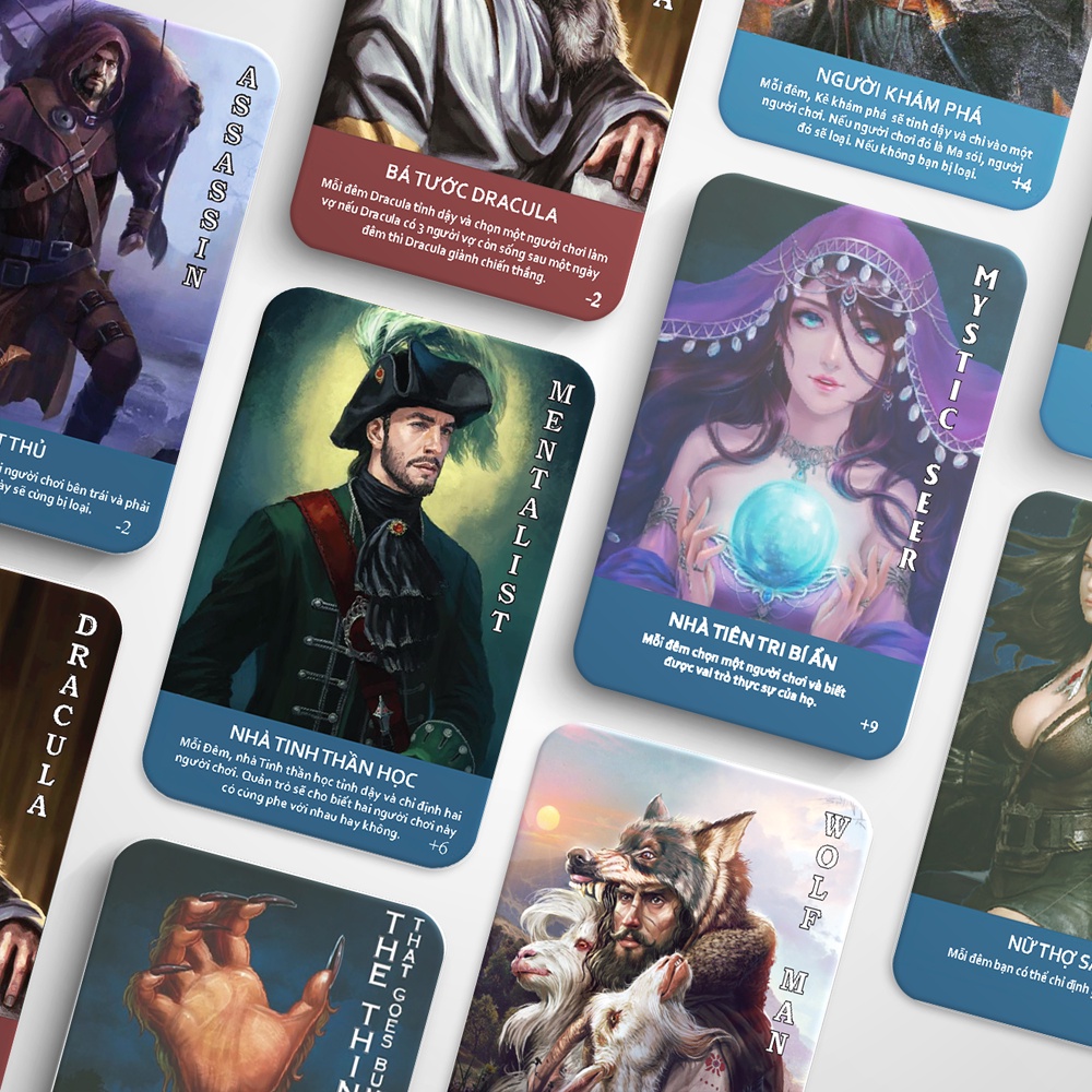 Combo Ma sói + UNO cơ bản 108 lá topboardgame