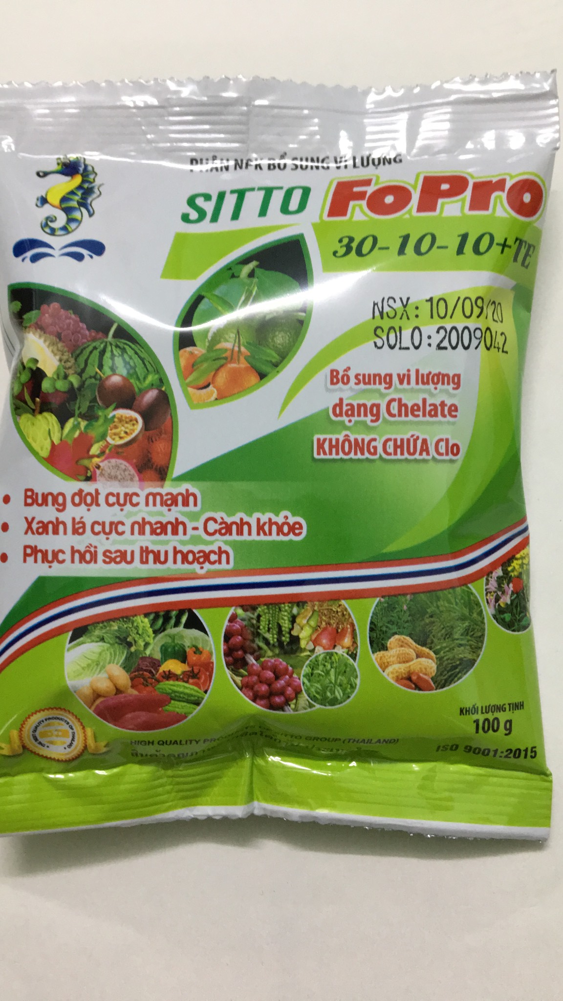 Phân bón NPK Thái Lan Sitto FOPRO gói 100gr