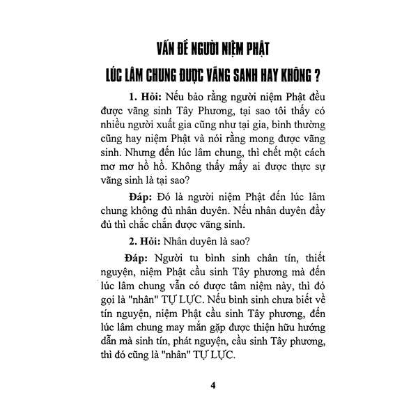 Vãng Sanh Quan Yếu