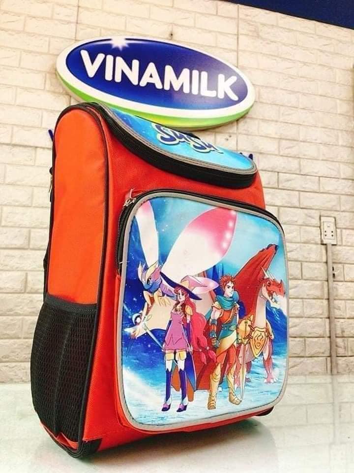 Balo chống gù cấp 1 cho bé balo vinamilk