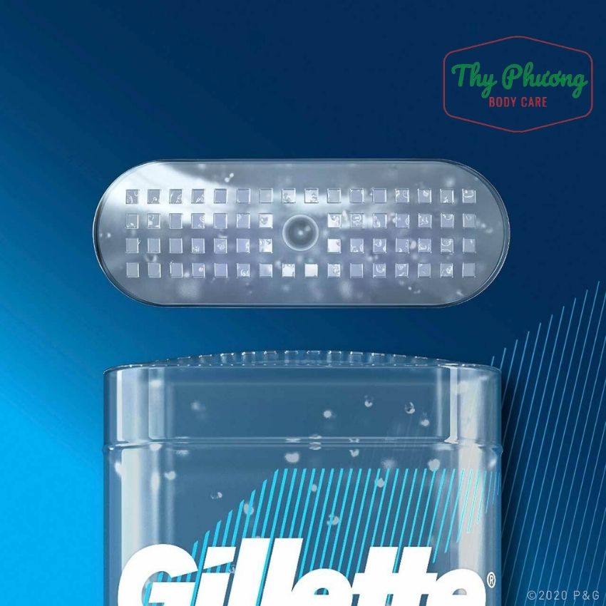 Gel khử mùi Gillette 107g (Nhập khẩu từ Mỹ - Gel trong suốt - Khử mùi suốt 48h)