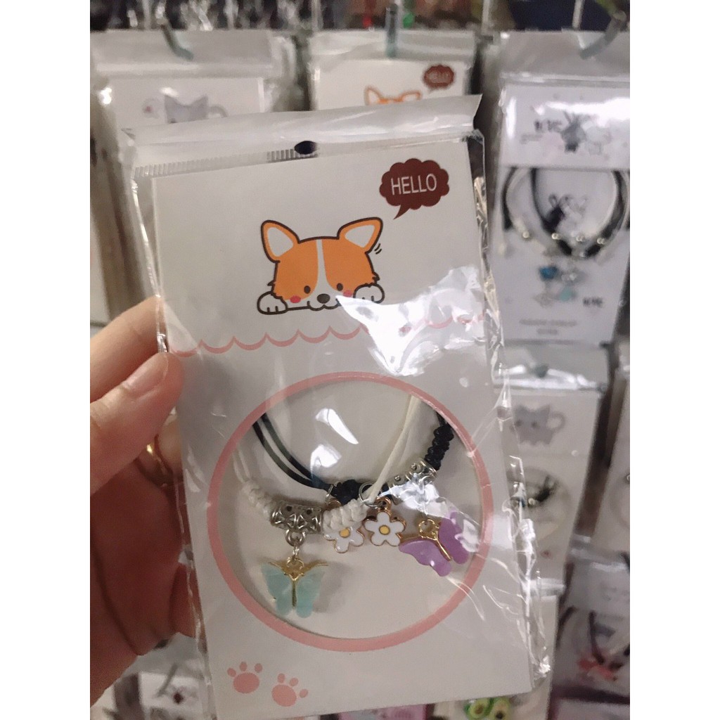 [HCM]LẮC TAY DÂY DA CẶP ĐÔI SIÊU CUTE 9 MẪU