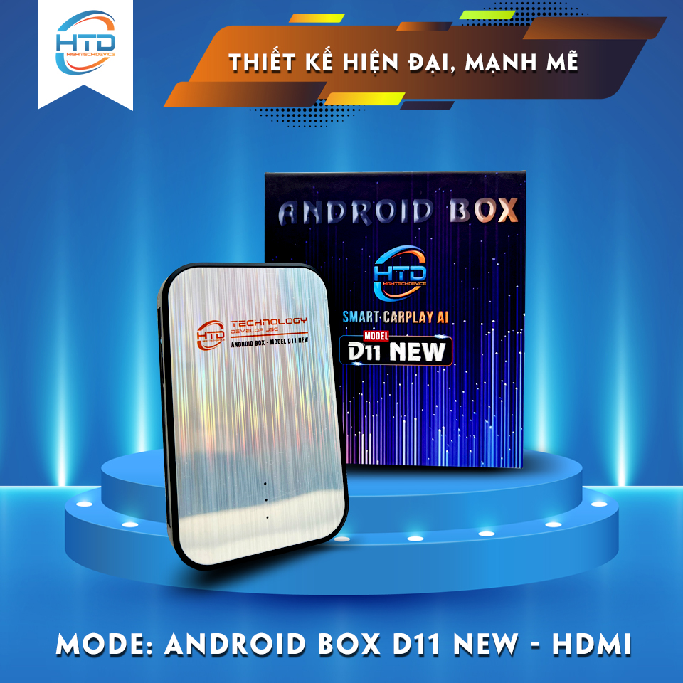 HTD Android box ô tô D11 New - Android 10 - HDMI