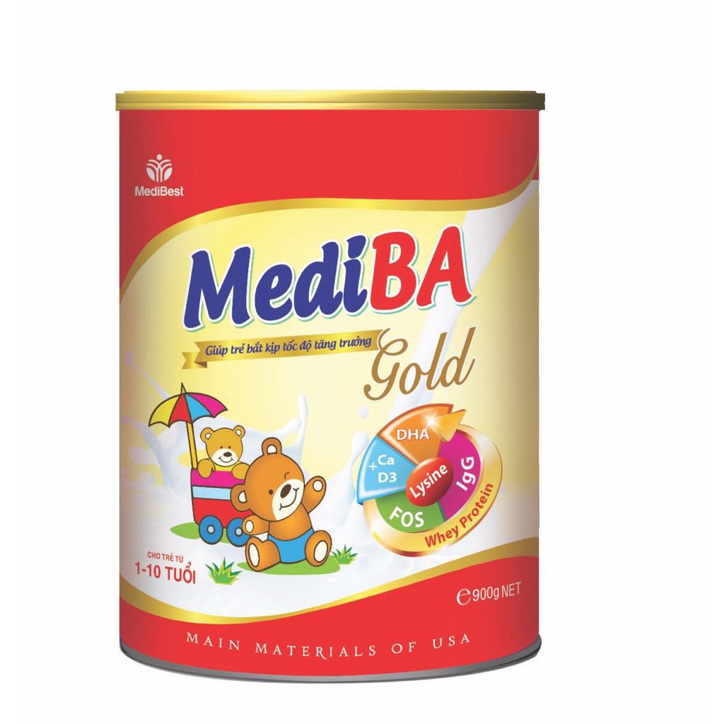Sữa Medi Ba - Sữa tăng cân cho bé