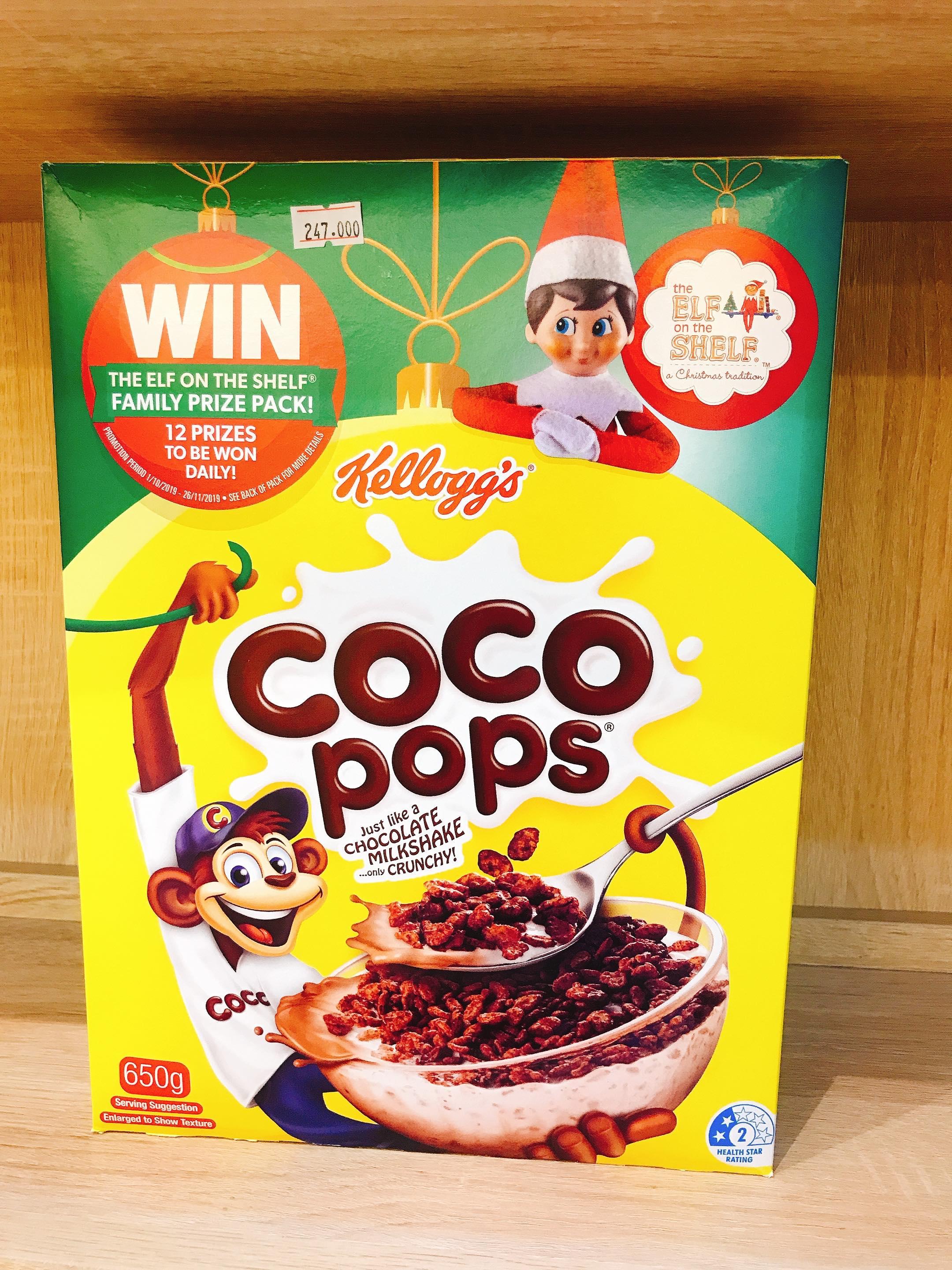 Ngũ cốc Kelloggs Coco Pops 650g của Úc