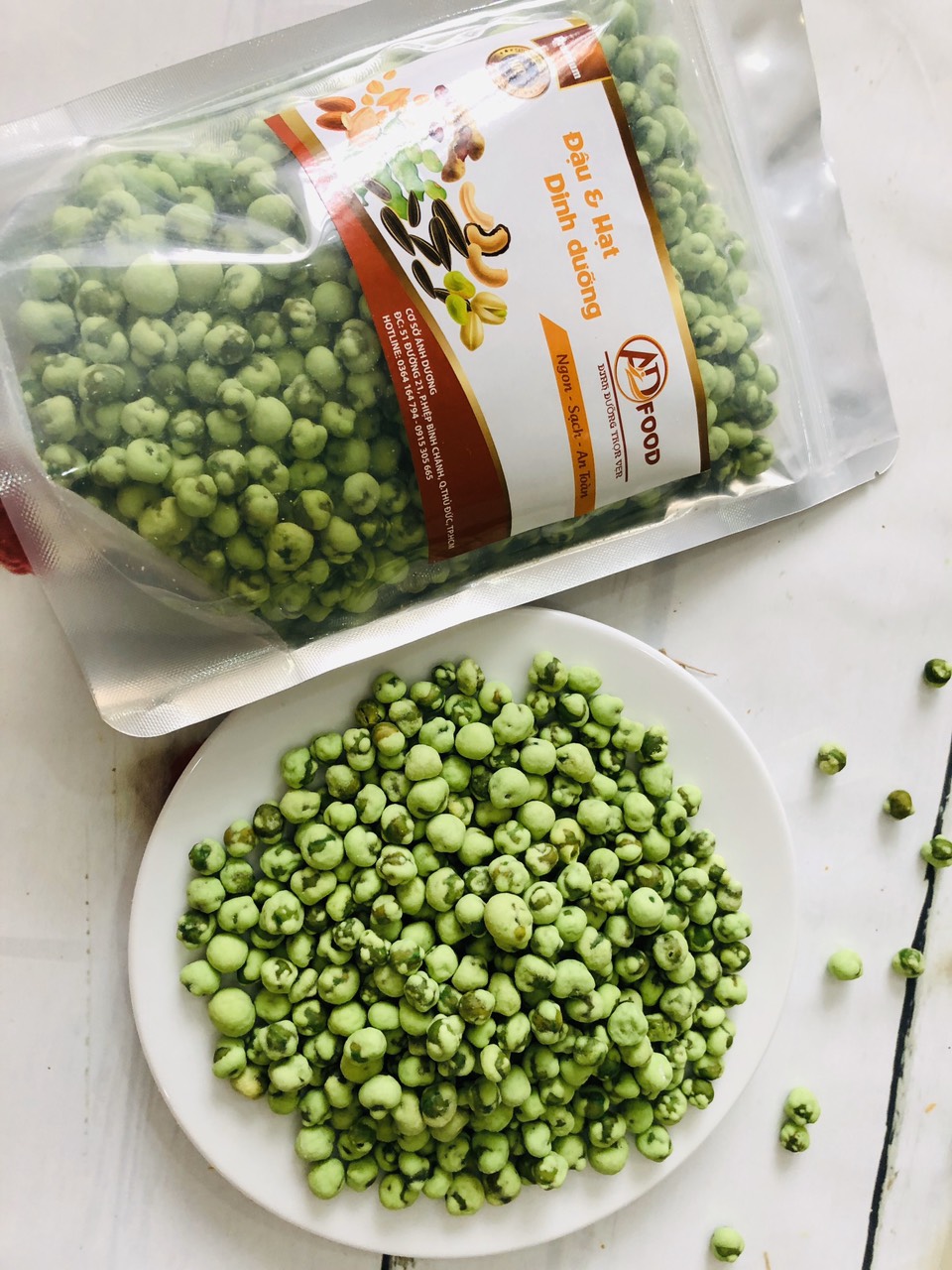 1KG đậu Hà Lan Wasabi thơm ngon