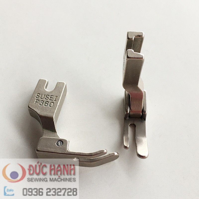 Chân vịt may mí nhỏ P360 - P361 sử dụng cho máy may 1 kim công nghiệp