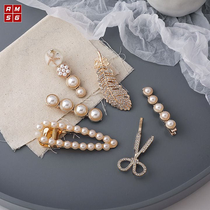 SÉT KẸP TÓC 6 CHI TIẾT PHONG CÁCH HÀN QUỐC