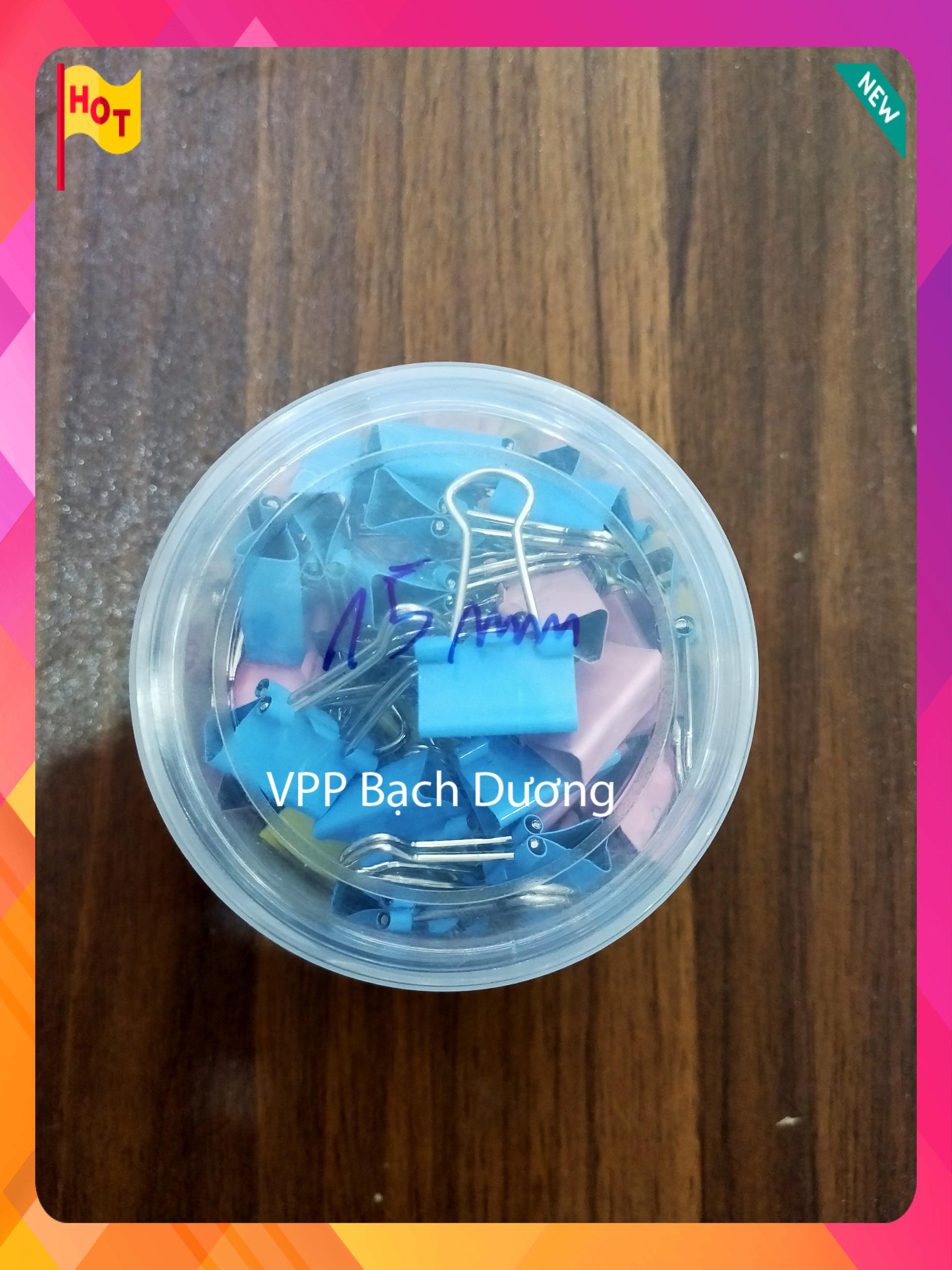 Kẹp bướm màu 15mm - lon - sơn tĩnh điện