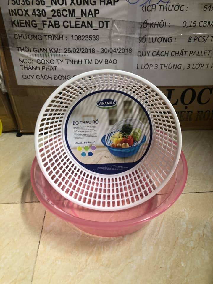 🥗🌺SET 5 BỘ THAU RỔ QUÀ TẶNG VINAMILK🥗🥗