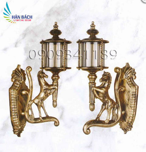 [HCM]Bộ 2 đèn treo tường ngoài trờiđèn gắn cột cổngđèn vách tườngđèn vách giả cổ