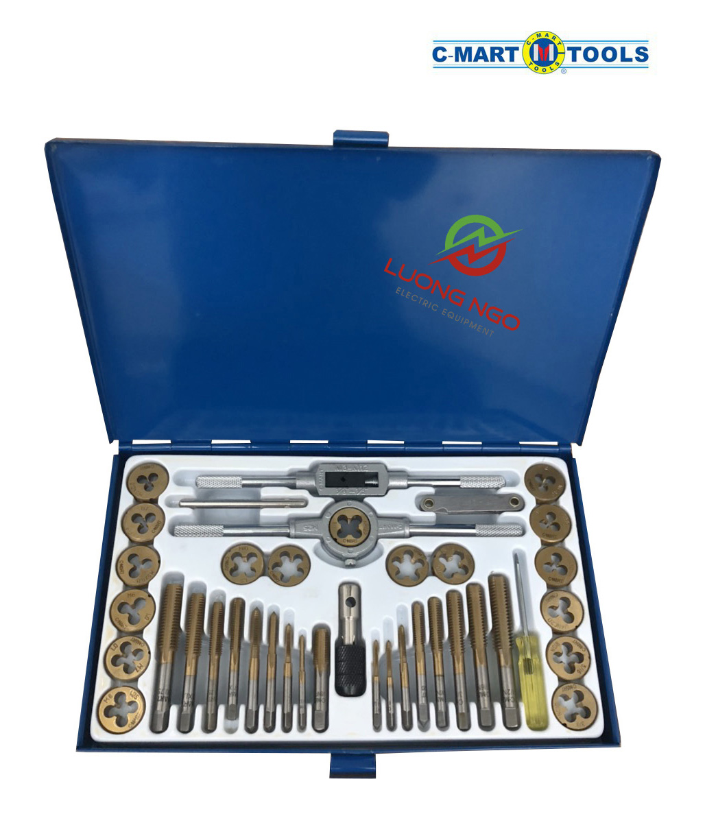 Bộ taro ren 40 chi tiết C-MART cao cấp