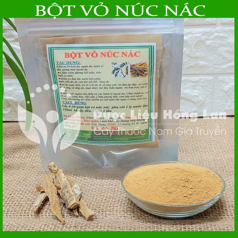 ✅ 500G Bột Vỏ Núc Nác nguyên chất (Bột thảo mộc không pha chộn tạp chất, đã sao thơm, không chất bảo quản)
