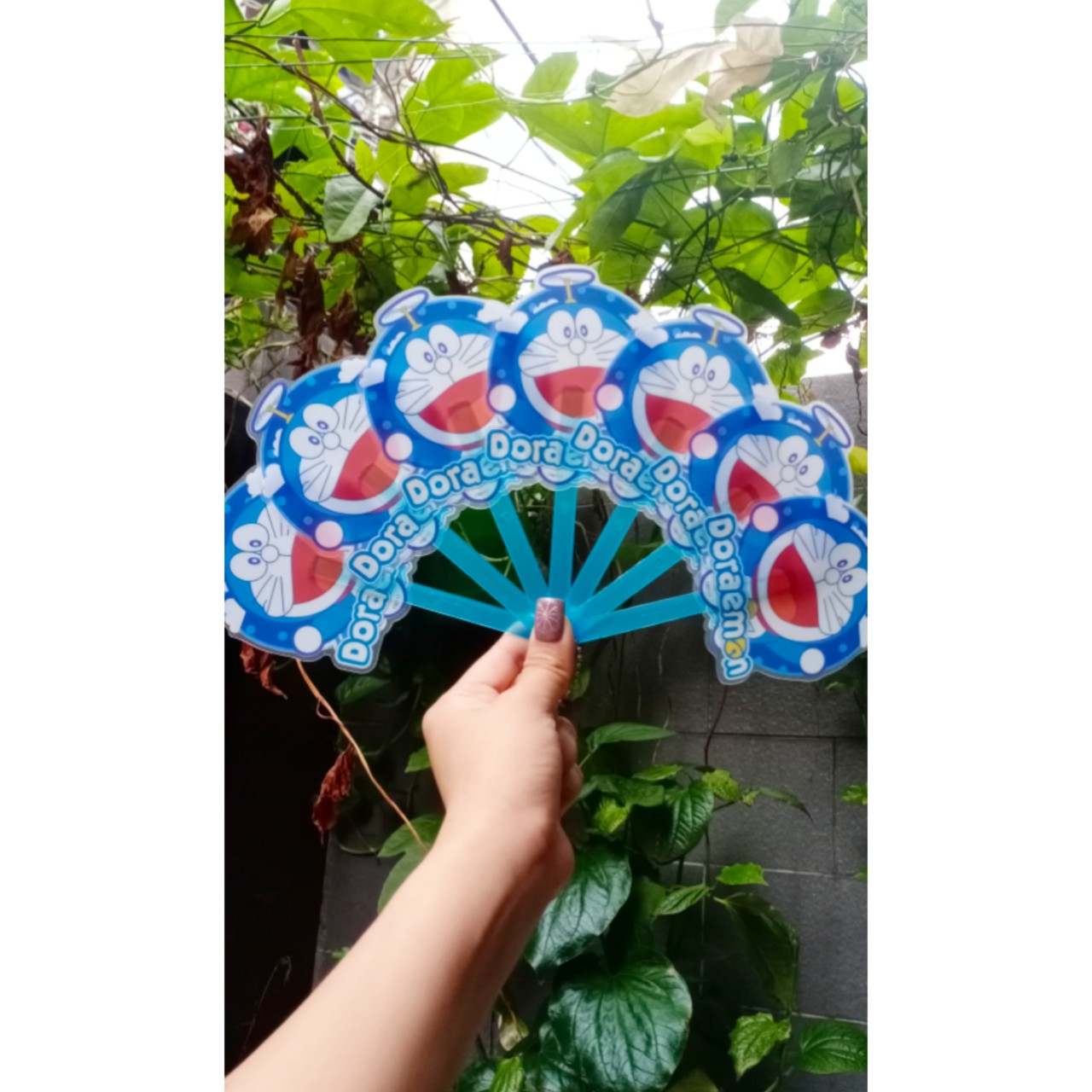 [HCM]QUẠT Ô XÒE CẦM TAY DOREMON