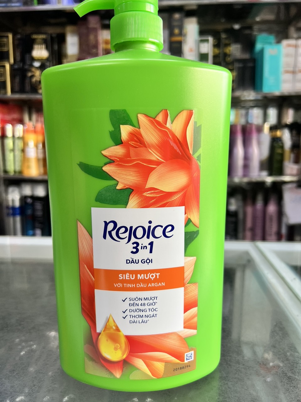 Dầu gội Rejoice Siêu mượt Siêu khổng lồ Siêu tiết kiệm 1800ml