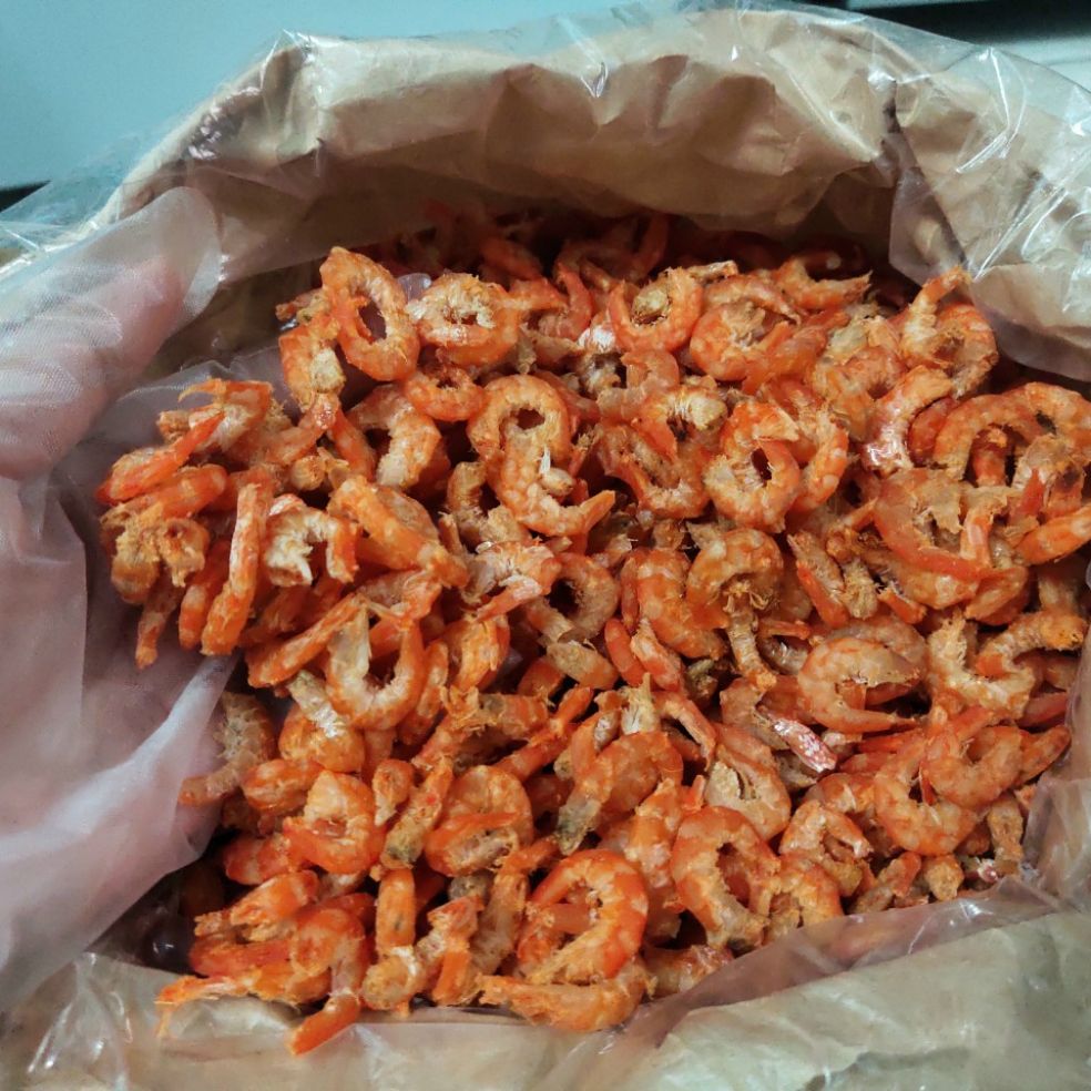 0,5kg Tôm khô đất loại 1 con to, nhà làm bao sạch, bao ngon