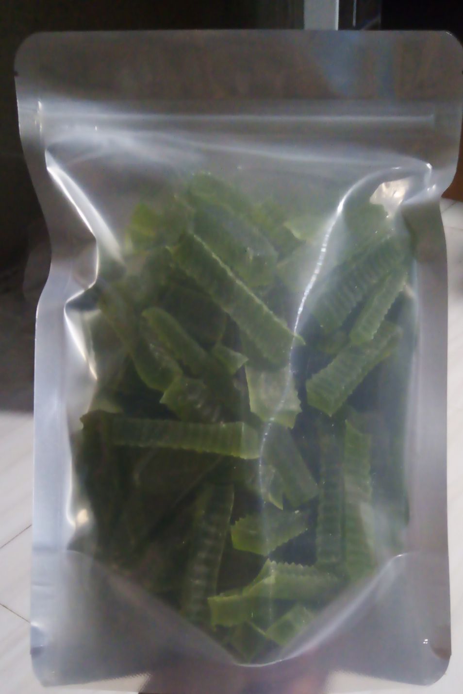 200g rau câu sấy vị lá dứa(lá nếp)