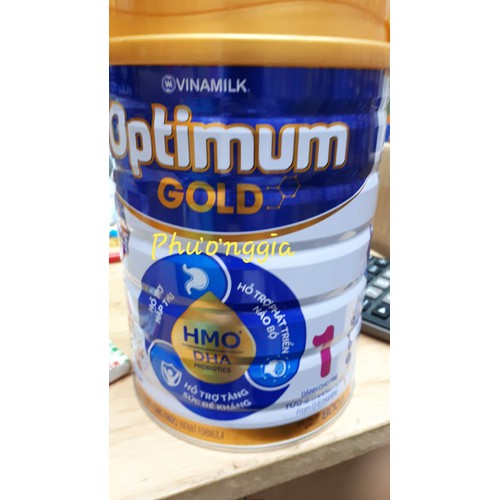 Date mới Sữa Optimum Gold 1 800g mẫu mới