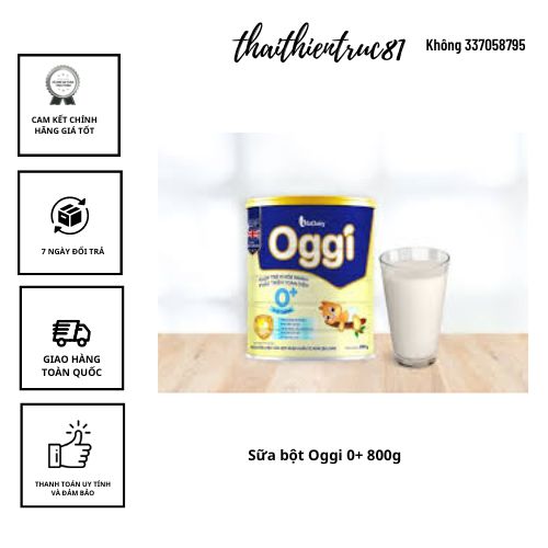 [ HOÀN TIỀN 10% ]Sữa bột Oggi 0+ 800g - S