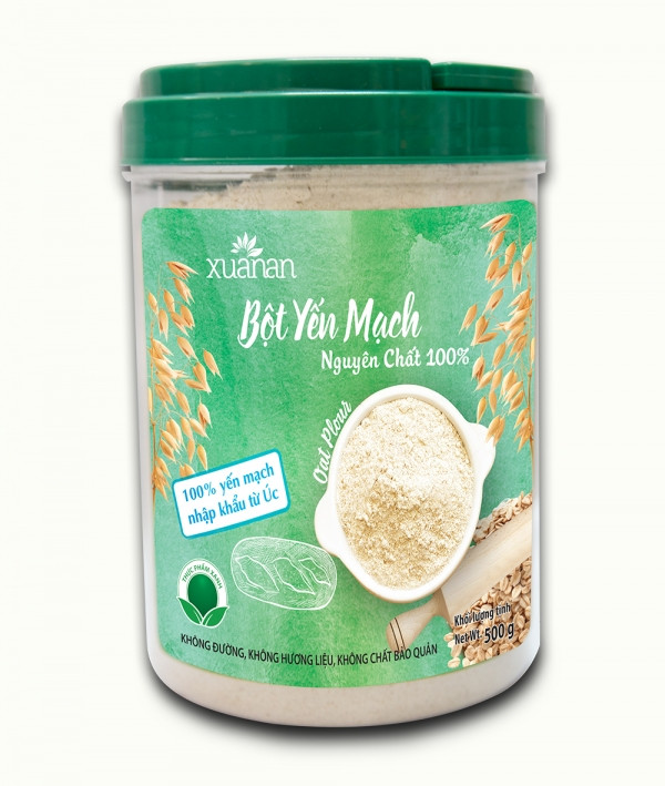 Bột Yến Mạch Xuân An Nguyên Cám Gói 400gr( Tặng KM)