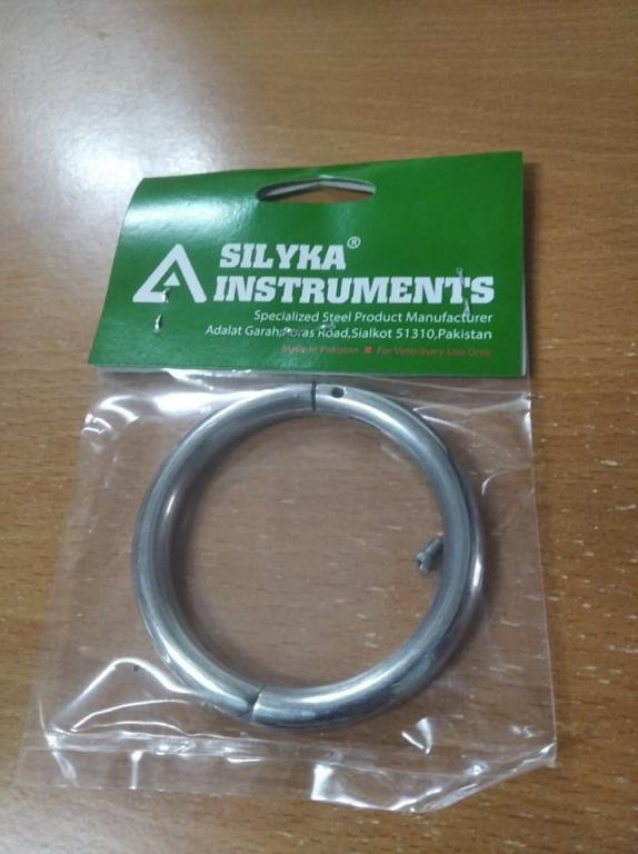 [HCM]Vòng xỏ mũi bò size nhỏ chất liệu inox không hen gỉ khớp nối chắc chắn  an toàn tiện lợi sử dụng trọn đời