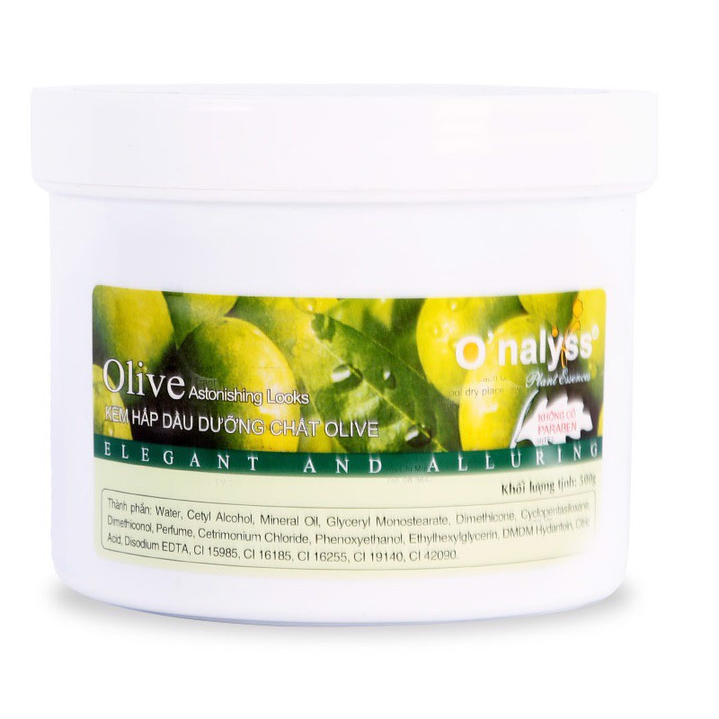 Dầu hấp onalyss dưỡng chất olive 1000g