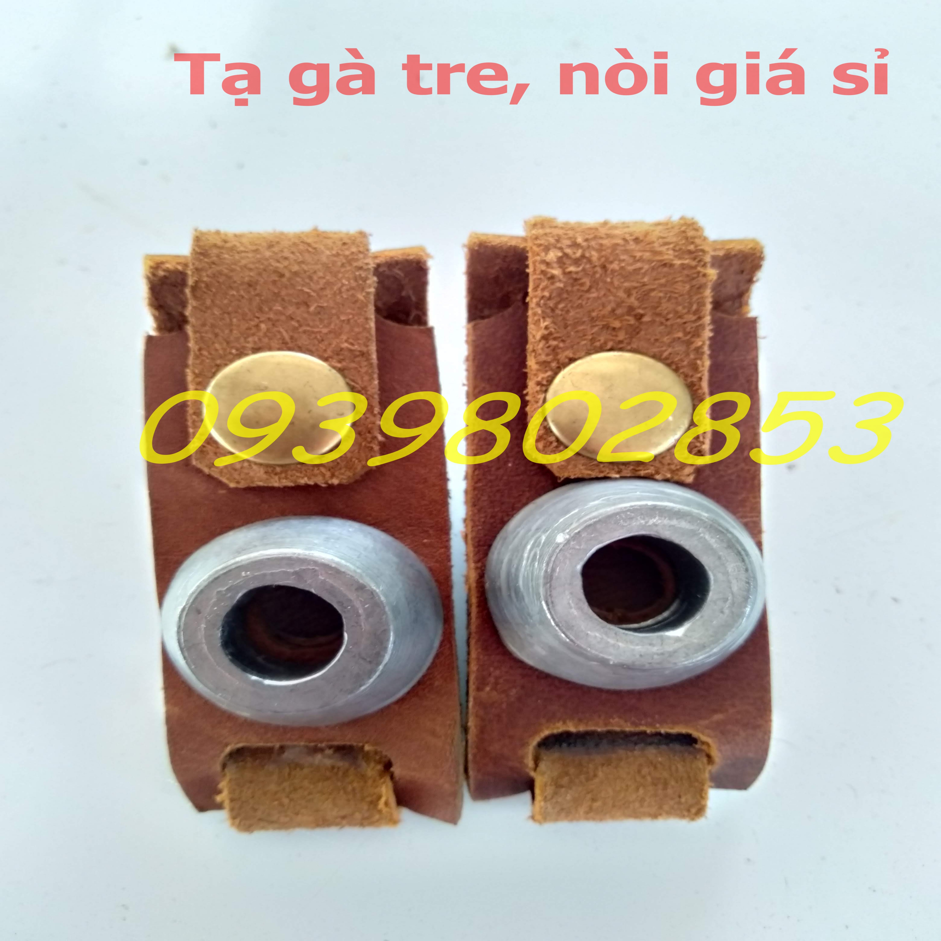 Tạ chì cho gà nòi [ DA BÒ, NÚT KIM LOẠI] BỀN CHẮC