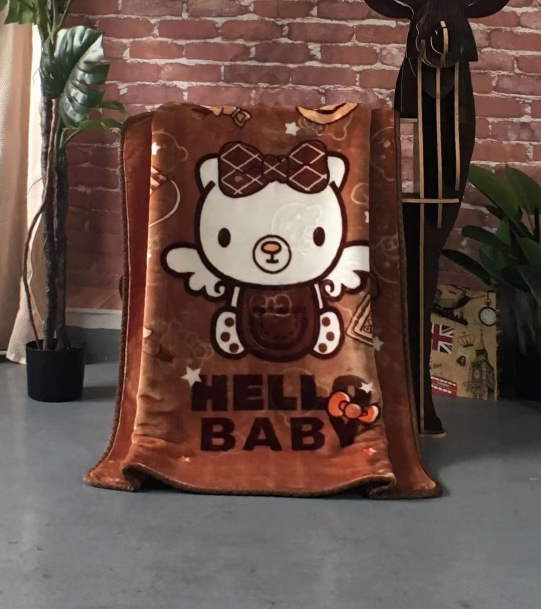 Chăn lông tuyết trẻ em 100x140cm, Chăn tuyết mùa hè cho bé, Chăn mền cho bé đi học,