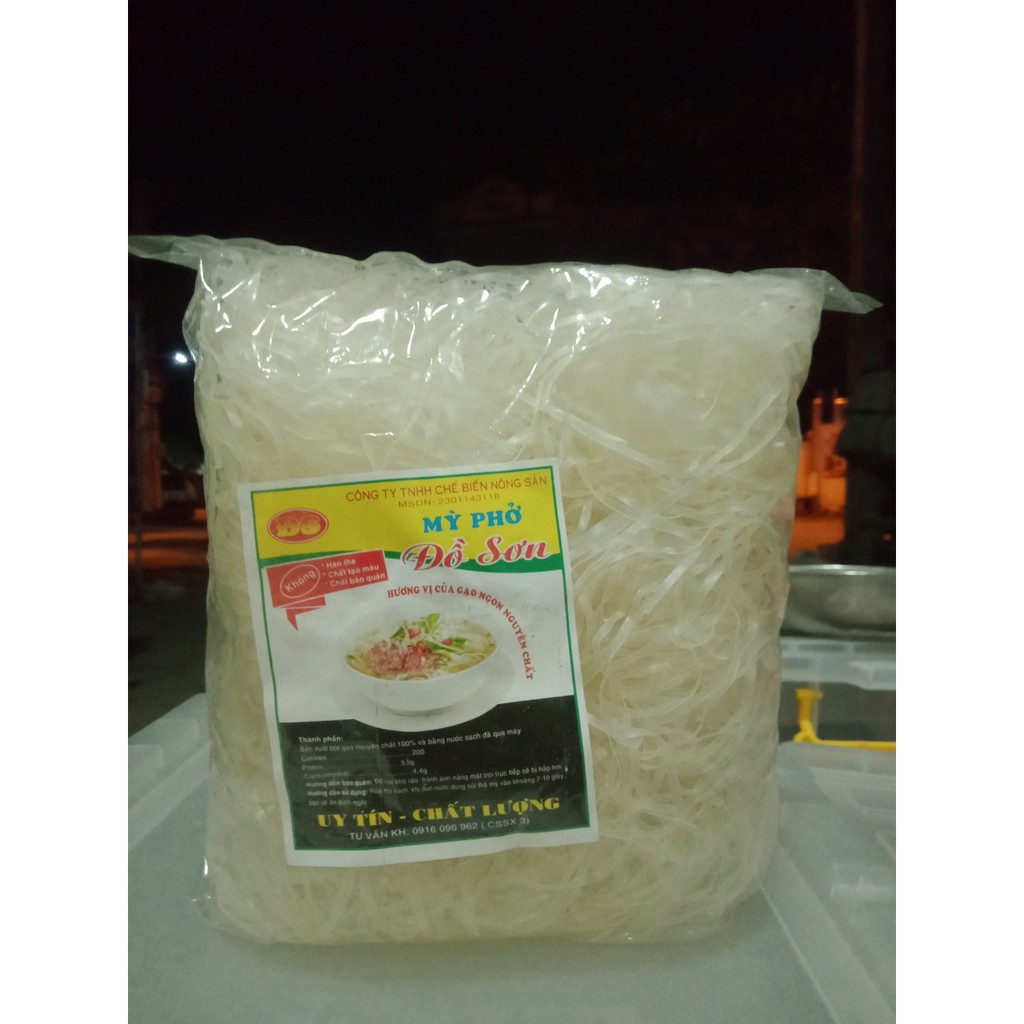 Mì phở Đồ Sơn mềm ngon (300gr) Đại lý gạo Bà Tám