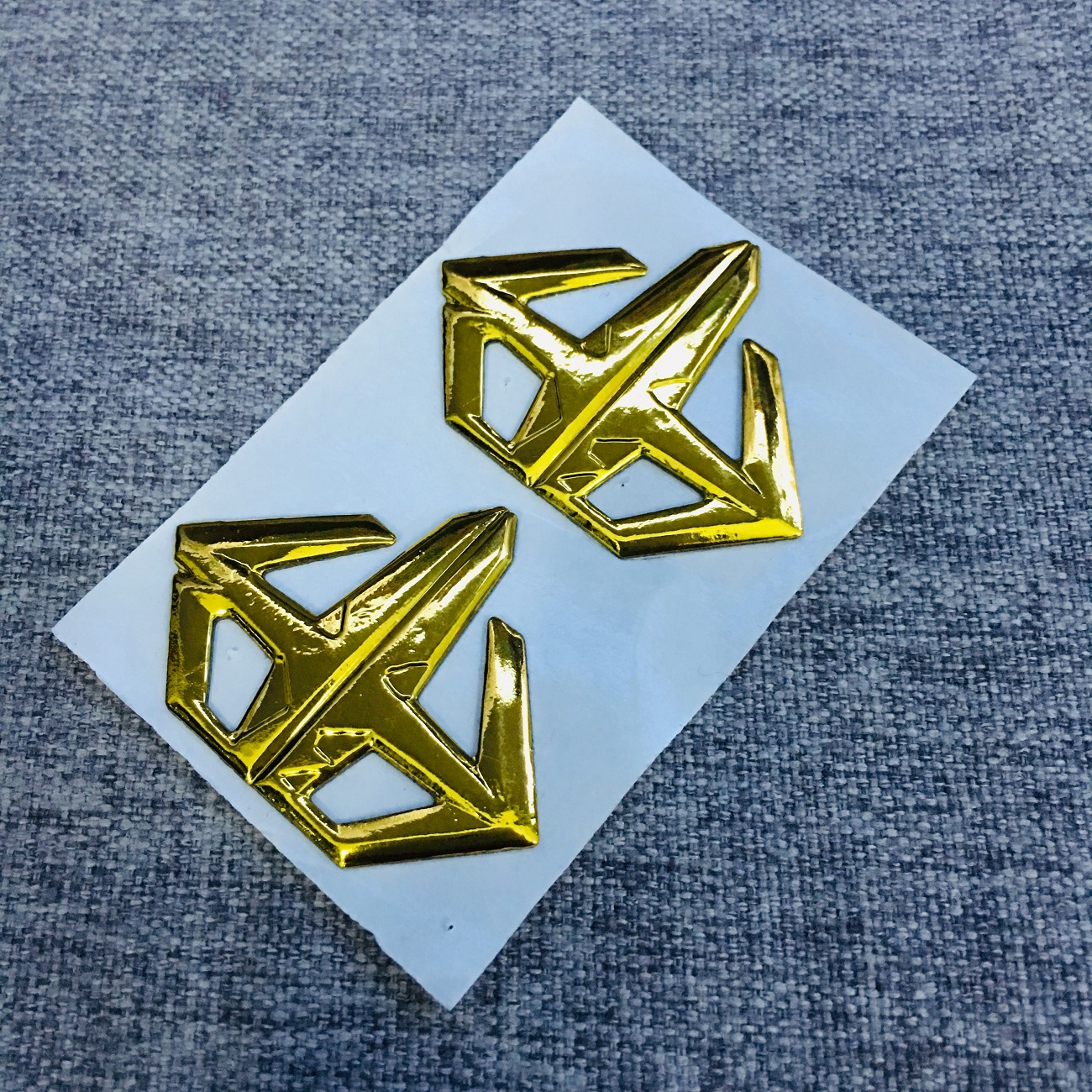 [HÀNG TEM  AIRBLADE ZIN] LOGO AIRBLADE,HUY HIỆU AIRBLADE XI BÓNG CAO CẤP KEO SIÊU DÍNH NHƯ ZIN (MÀU VÀNG)