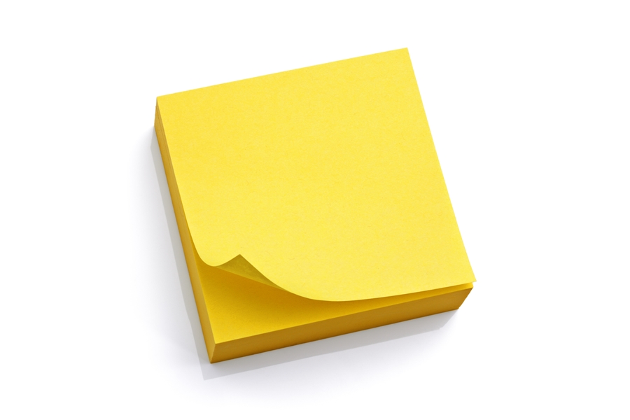 6 xấp giấy note vàng 3x3 (75x75mm)