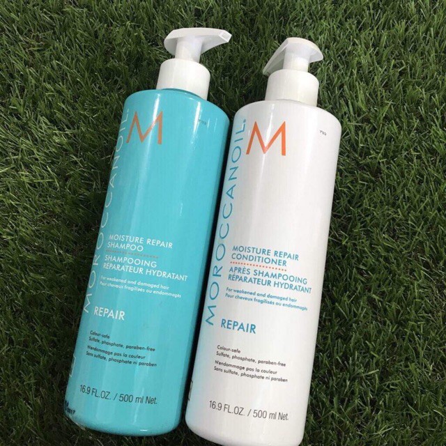 Combo Dầu Gội Và Dầu Xả Moroccanoil Hydration ( Loại 1: 500Ml, Loại 2: 1000 Ml)