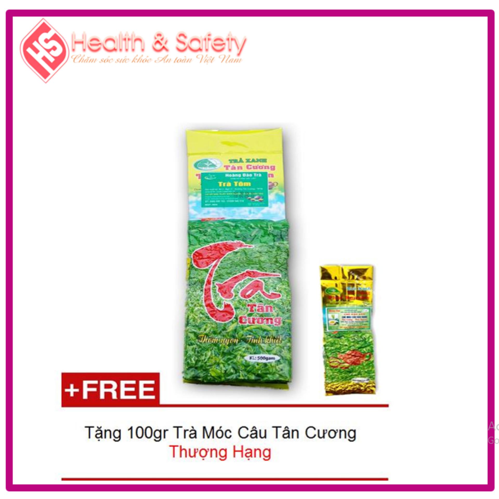 Trà nõn tôm tân cương hảo hạng - gói 500gr - tặng 100gr chè móc câu thượng hạng