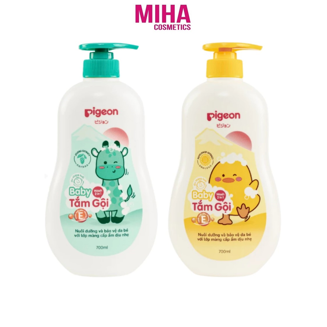 Sữa Tắm Gội Cho Bé Pigeon Baby Wash 2in1 700ml