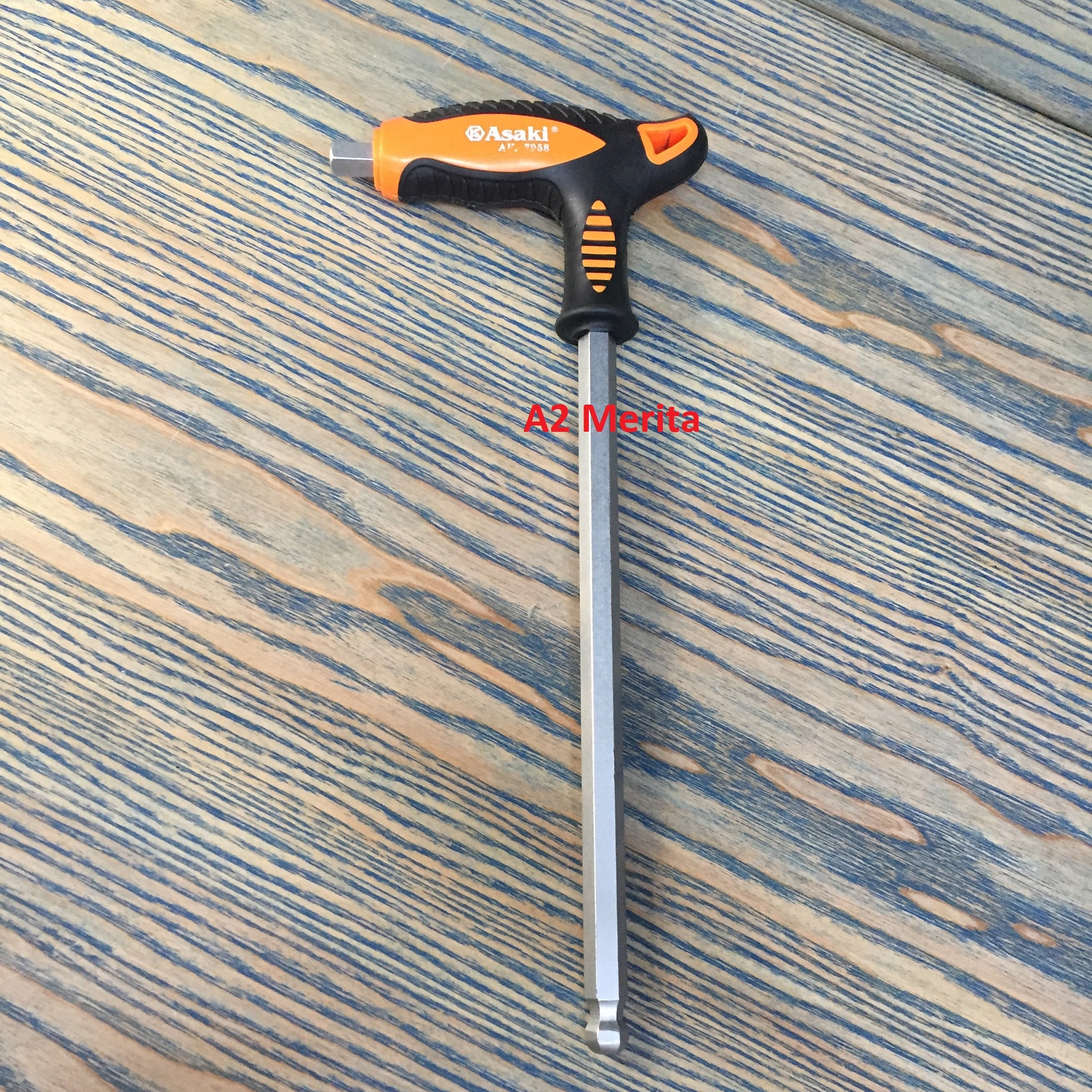 Lục giác bi có tay cầm chữ t 10mm asaki ak-7958