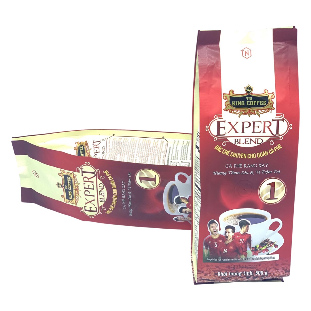 Combo 2 Gói Cà phê rang xay King Coffee Expert Blend 1 (500g/Bịch)