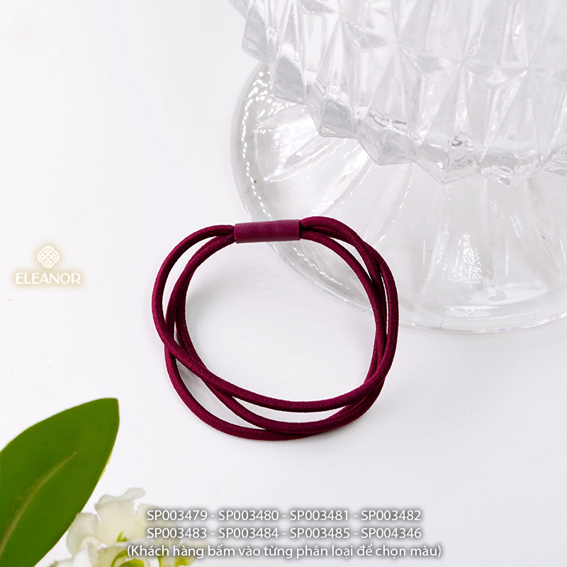 Dây buộc tóc nữ Eleanor Accessories dây cột tóc thun basic phụ kiện tóc 3479