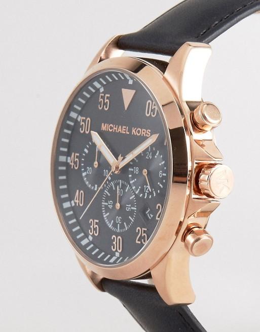 [HCM]Đồng hồ nam dây da Michael Kors MK8534