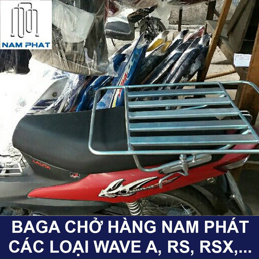 Baga chở hàng Thồ Sống gắn Sirius Wave A RS RSX...