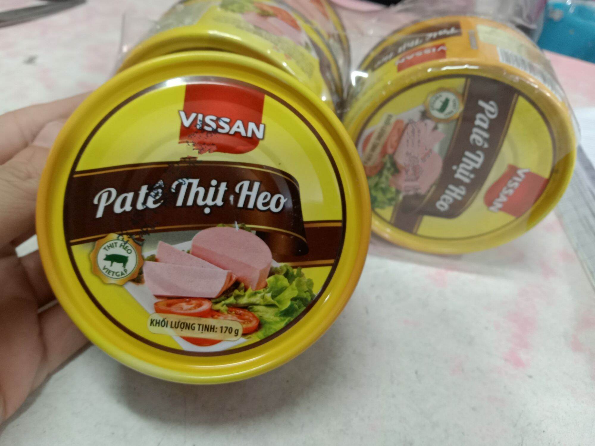 Pate Thịt heo lon in Vissan 170g