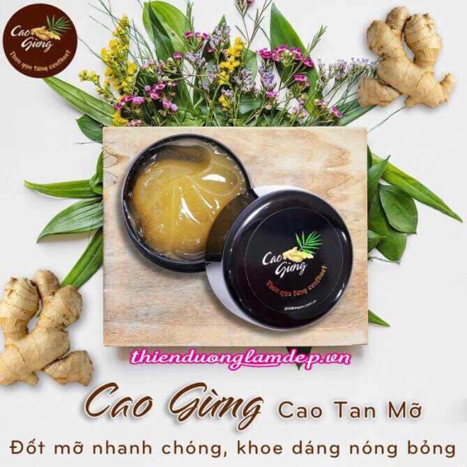 Combo Cao Gừng tan mỡ MC Cát Tường + Tặng 1 Đai Nịt Bụng