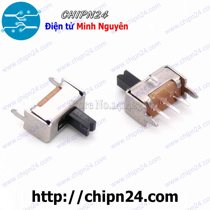 [10 cái] (KG1) Công Tắc Gạt 2mm SS12D07 VG4 Thẳng (3 chân 2 vị trí)