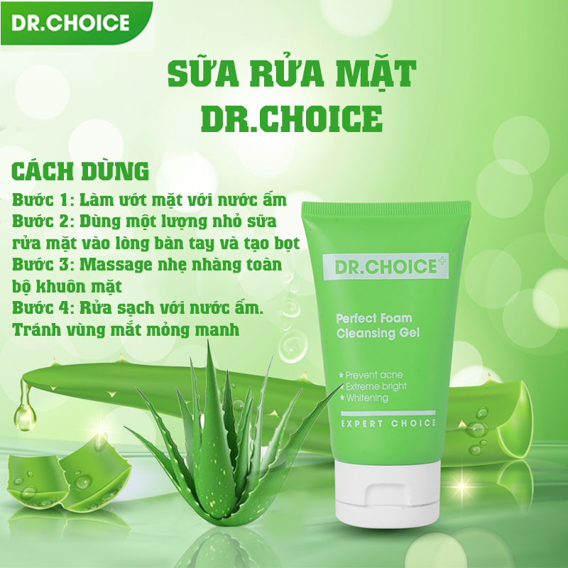 Sữa Rửa Mặt Cho Da Dầu Mụn Dr.choice