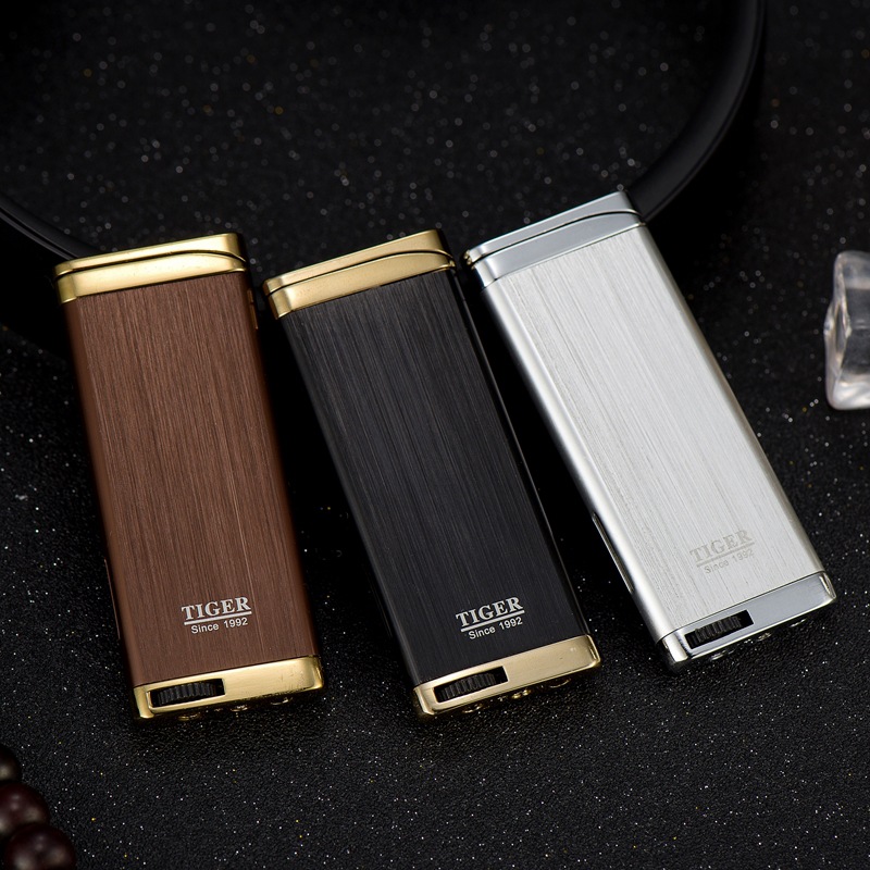 Bật Lửa Khè Siêu Mỏng Tiger 895B Lighter ( Xài Gas)