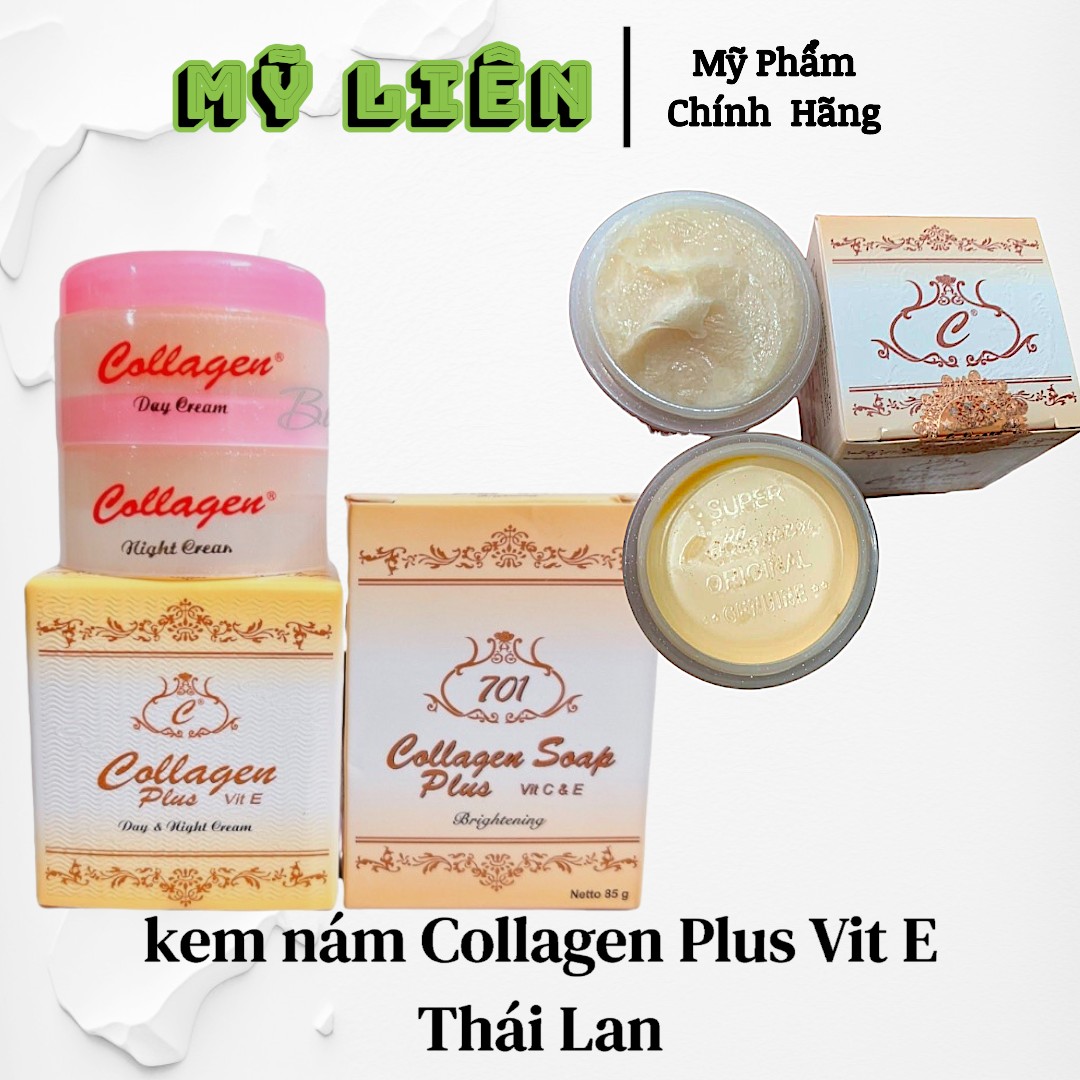 Kem tri nám trắng da Collagen Plus Vit E Thái Lan